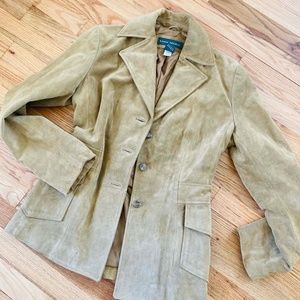 Banana Republic Suede Jacket - Tan